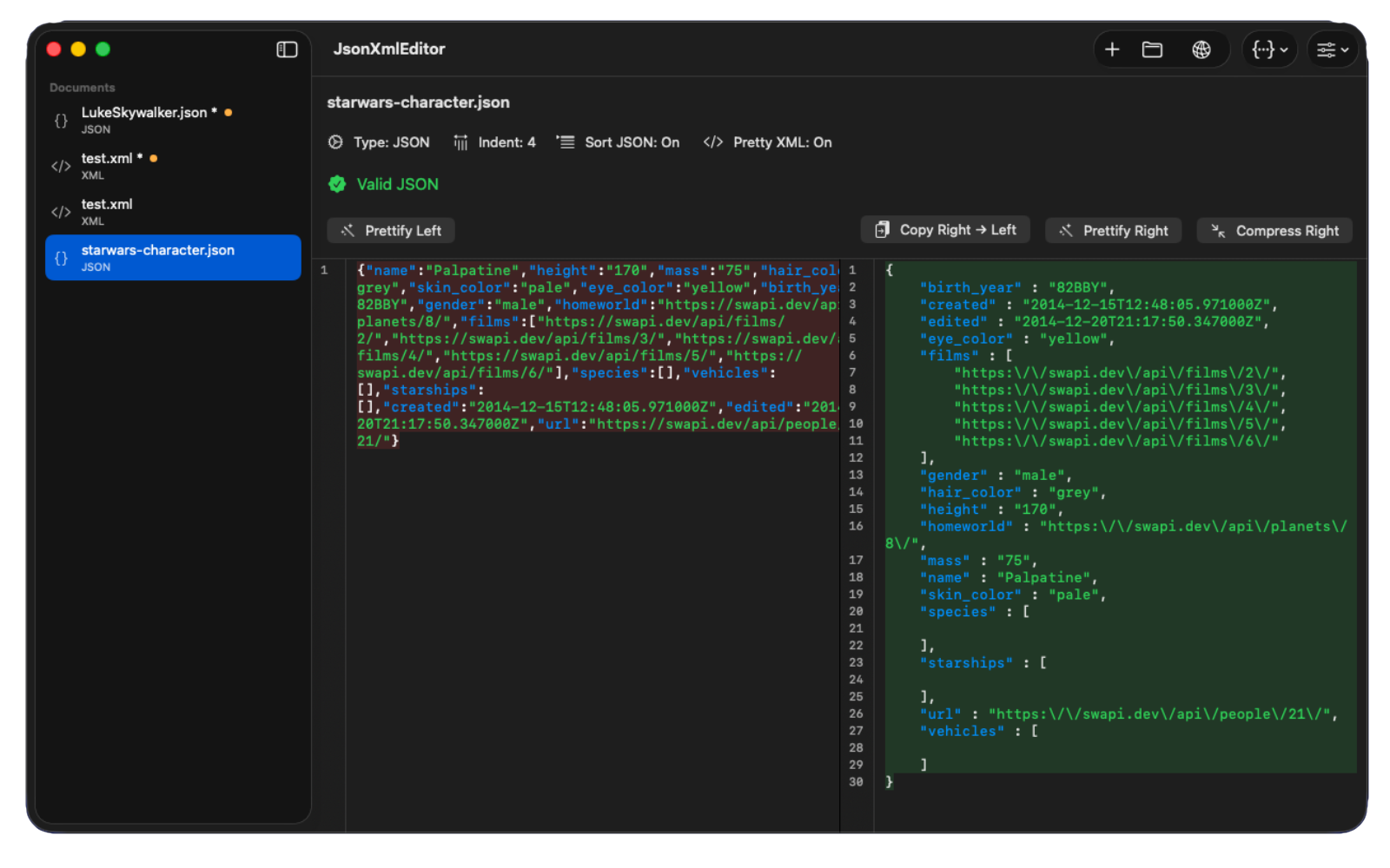 JsonXmlEditor screenshot 4